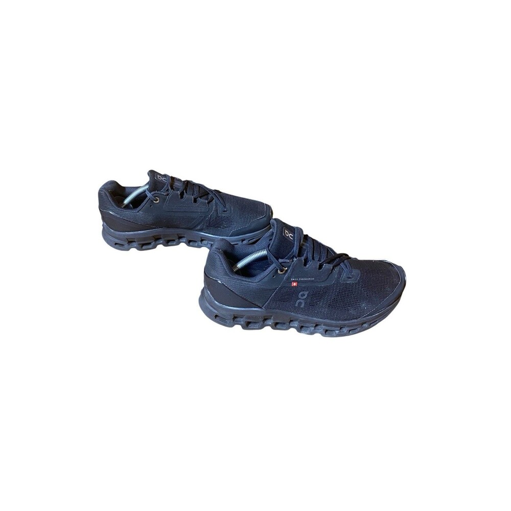 On Cloudstratus Womens Size 8.5 Running Walking Black Sneakers Shoes